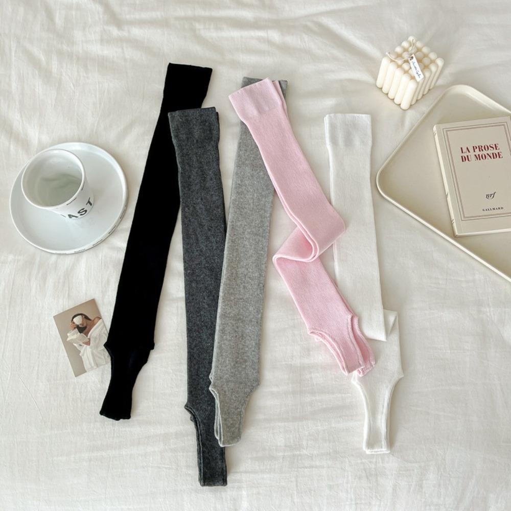 Однотонные женские чулки выше колена, длинные носки до колена, модные длинные носки до колена, женские