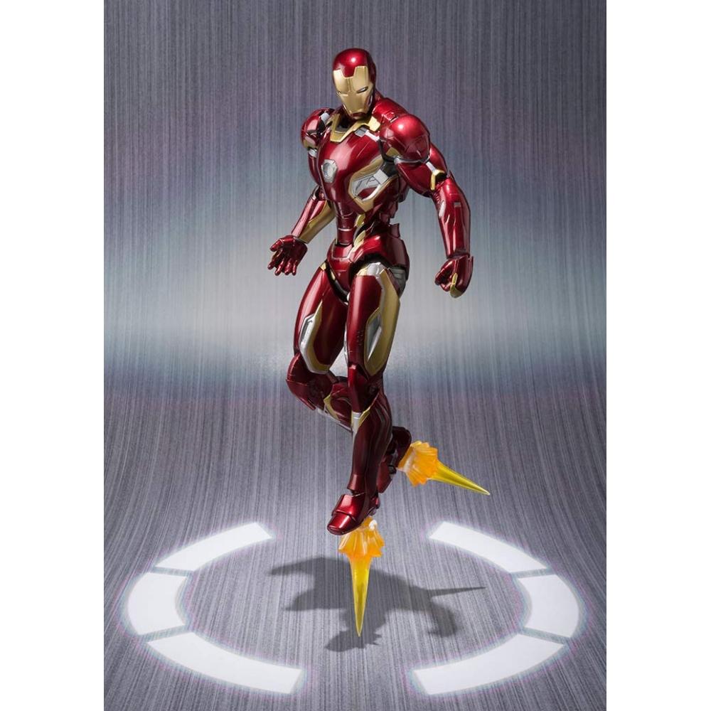 SHFiguarts Мстители Железный Человек Марк 45 Приблизительно. 155 мм ABS&PVC&Diecast окрашенная подвижная фигурка