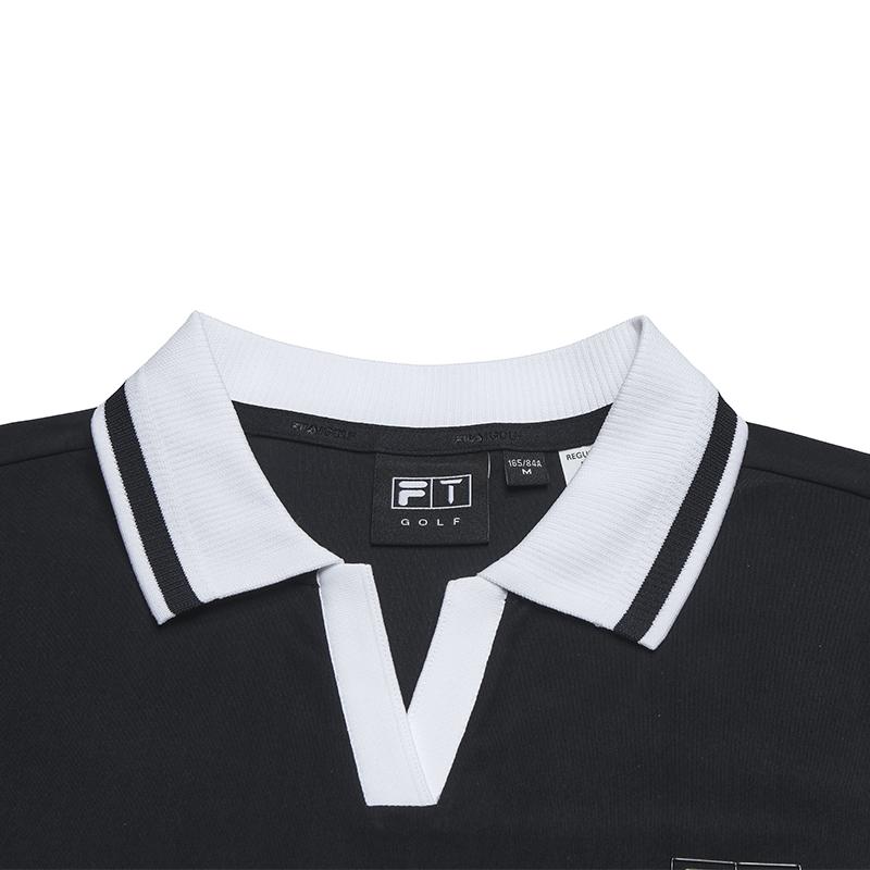 Fila Простая рубашка-поло с воротником Женские топы A11W635110FBK