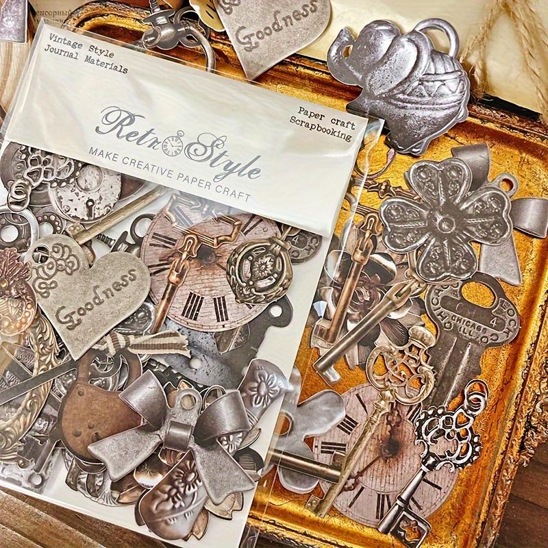 30pcs Retro Aesthetic Scrapbook Paper Decoupage Paper Pad For DIY Crafts Journaling Scrapbook Supplies Gift Wrapping Album Art Decorative Craft Paper