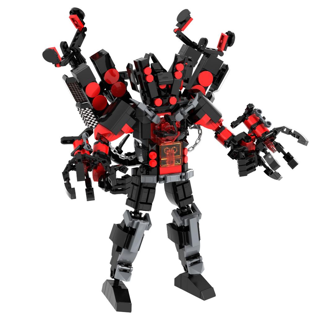 Игрушка-периферия для игры Toilet Man Monitor Man, строительные блоки, улучшение, модель Титана Спикера Кинга, фигурка