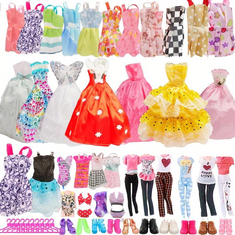38 PCS Doll Clothes and Accessories Wedding Gowns Tops Pants Fashion Dresses Sets Swimsuits Bikini Skirt for 11.5inch/30cm Doll