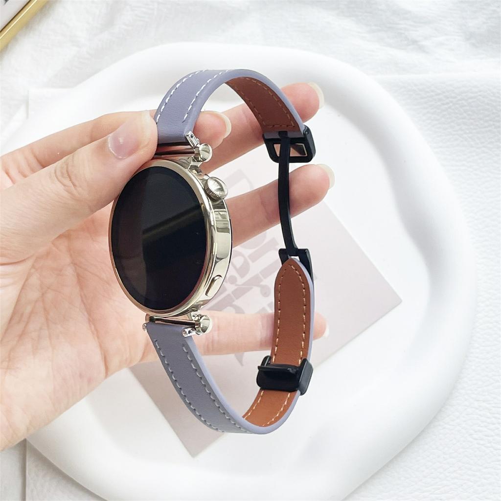 Для Samsung Galaxy Watch7/Watch FE/Watch6/Watch 5/Watch4 Универсальный 20 мм Магнитная застежка Тонкий ремешок для часов из микрофибры