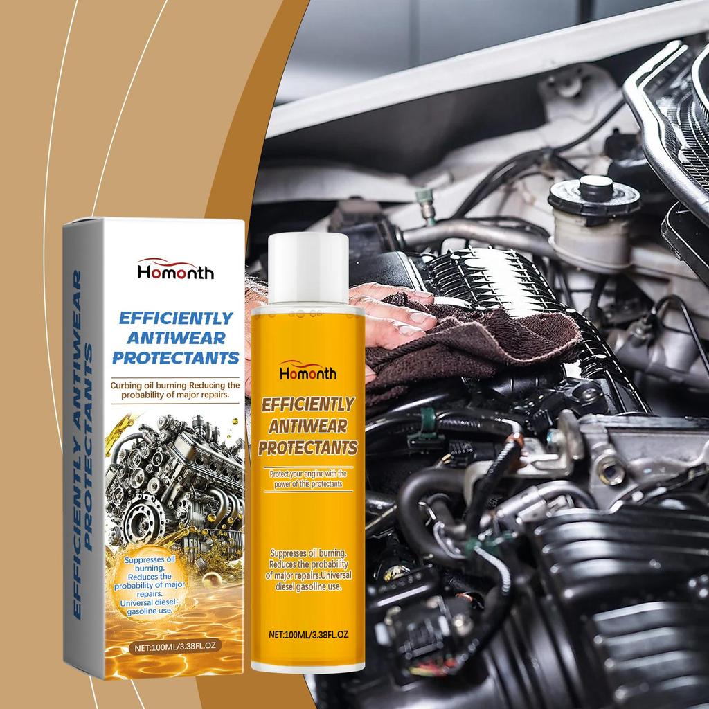 Homonth Engine Anti-Wear Protector Engine Break-in Protector Engine Maintenance Oil Additive