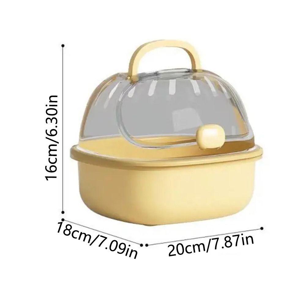 Handheld Chinchilla Outdoor Cage Portable Small Pet Carrying Box Hamster Travel Carrier Hedgehog