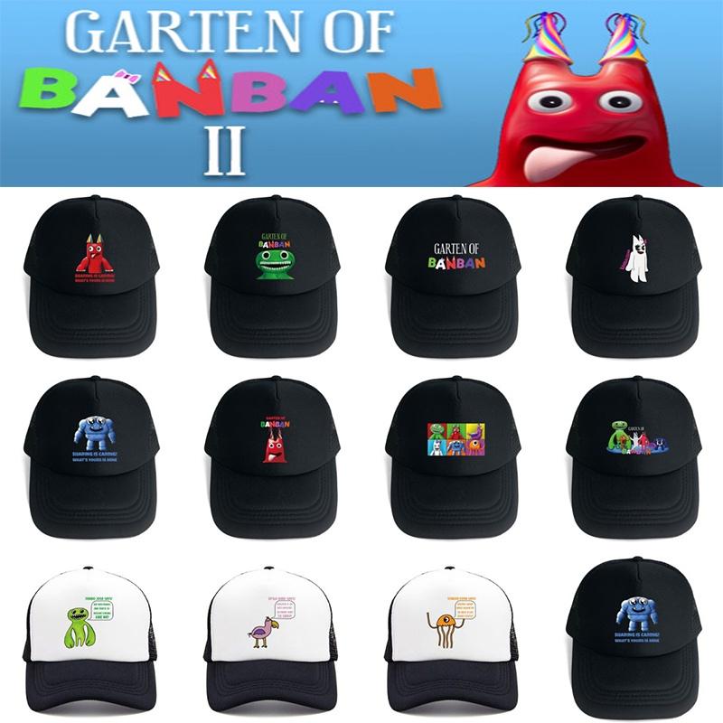 Кепка бейсболка с мультяшным принтом Garten Of Banban, регулируемая хип-хоп кепка от солнца