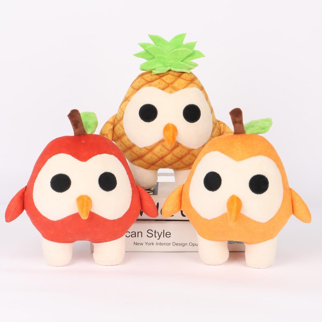 Adopt Me Фруктовые Питомцы Плюшевая Сова с Коротковорсовой Тканью для Детской Игровой Комнаты Декор