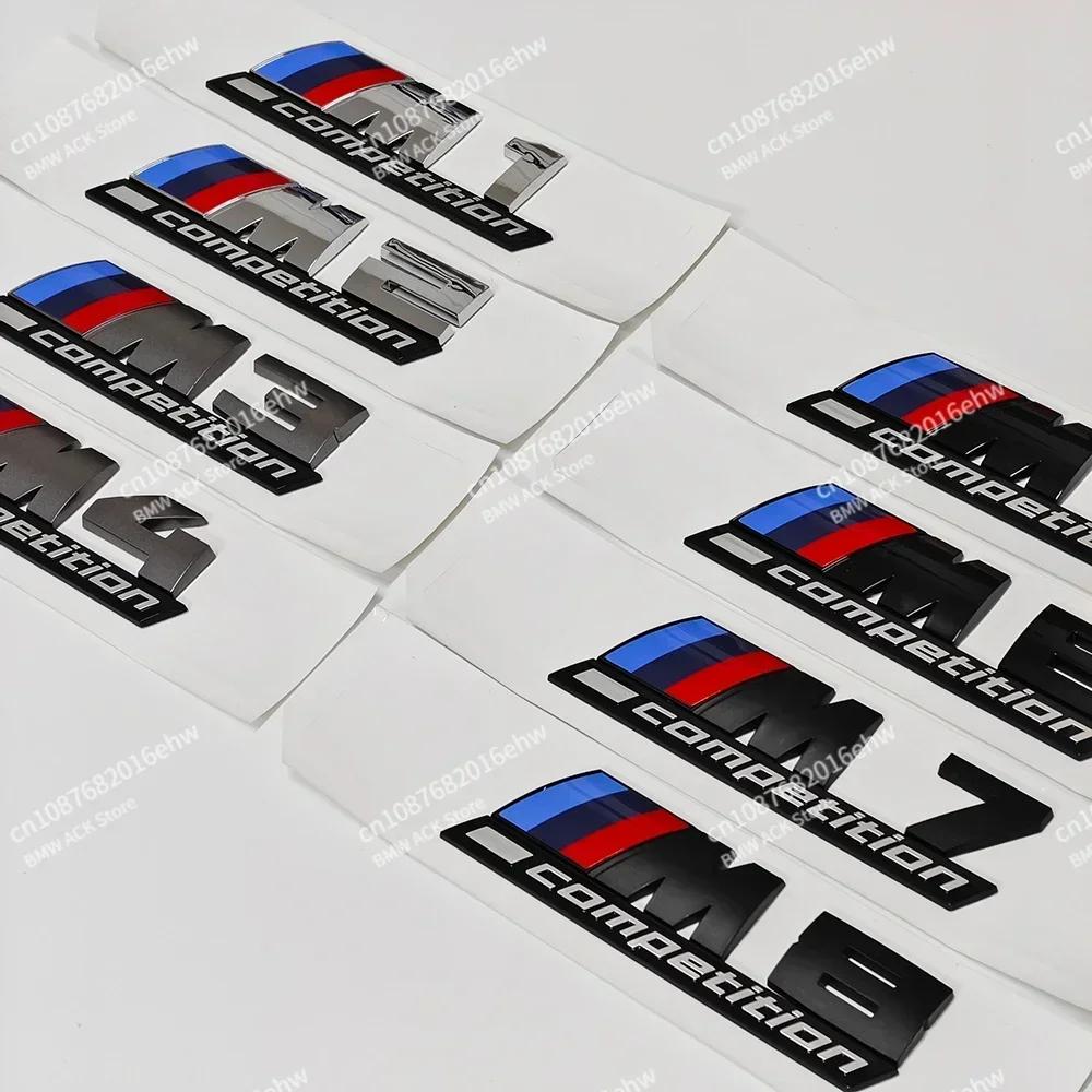 MLKQ6 Silver Grey Black M1 M2 M3 M4 M5 M6 M7 M8 COMPETITION Emblem for BMW Thunder Edition Car Trunk badge logo Sticker