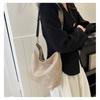 Large Capacity Ladies Bag Summer New Wide Strap One Shoulder Messenger Bag High End Texture Commuter Bucket Bag