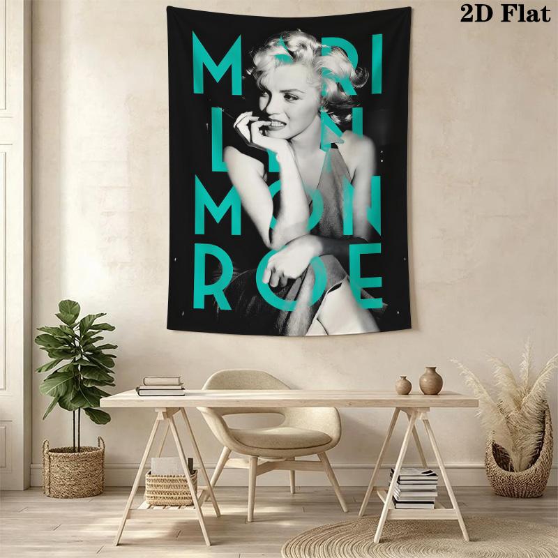 Vintage Glamour Marilyn Monroe'S Timeless Elegance Tapestry Background Cloth Wallmounted Soft Background Wall Hanging Cloth