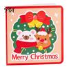 Blank Note Cards 10Pcs Merry Christmas Greeting Set, Folding Cartoon Cards, Festive Blessing for Holiday Gift Set