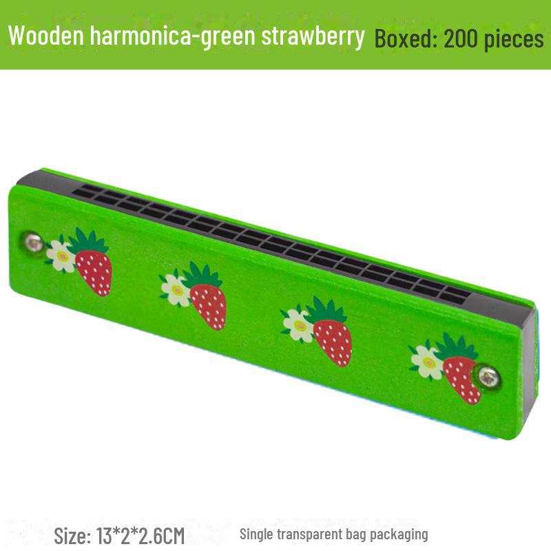 Высококачественная деревянная литая губная гармошка - идеальный музыкальный подарок для детей детского сада и учеников начальной школы