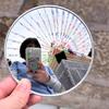 Круглое выпуклое зеркало Мини-зеркало Портативные зеркала для макияжа Ручное широкоугольное зеркало для селфи Дорожные принадлежности Фотоаксессуары