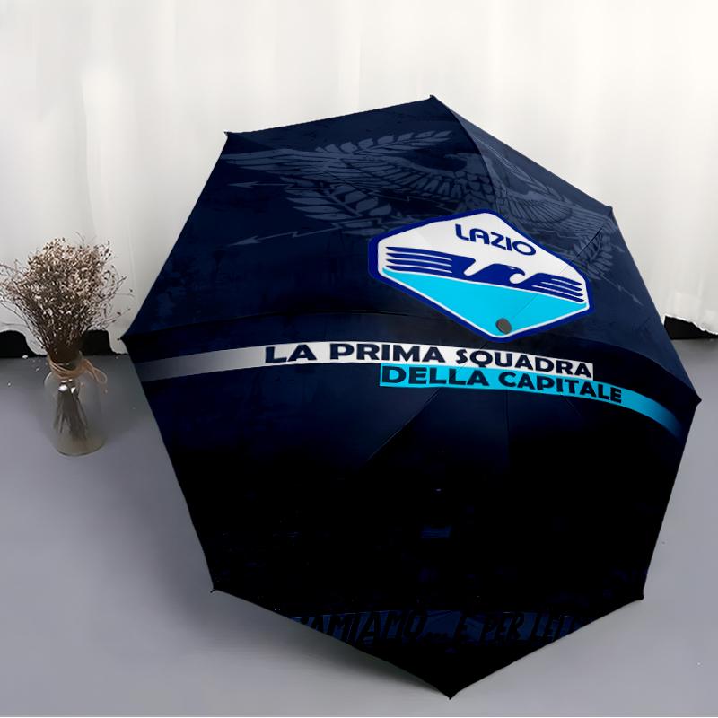 Printed Lazio logo Folding Umbrella,Outdoor,Leisure,And Travel Umbrella,Durable Umbrella Fabric,Birthday And Holiday Gift