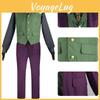 Batman The Dark Knight Joker Heath Ledger Cosplay Costumes For Outfits Halloween