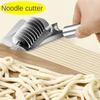 Ручной резак для лапши Роликовая машина из нержавеющей стали Машина для приготовления лапши быстрого приготовления Машина для раскатывания теста Инструменты для пасты Гаджеты