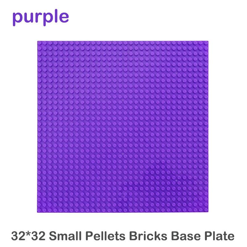1PCS/4pcs Color 32x32 Base Plates Blocks Small Particle Size Dots DIY Toy Bricks Parts Baseplates Assembly Plate Blocks For Kids