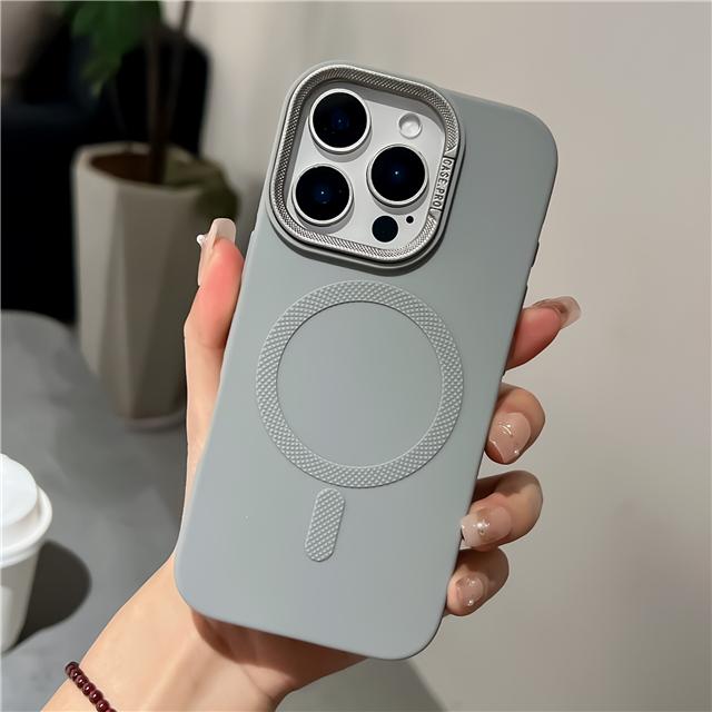 For For Iphone 16 Pro Max   Magnetic Lens Holder Stand Phone Case For For Iphone 11 13 14 15 Plus 17 Air Protective Cover