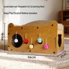Multifunctional Cat Tree & Scratching Board with Nest and Toy