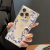 Прозрачный квадратный чехол-накладка для iPhone 15 Plus 13 14 Pro Max 12 16 ProMax 11, защита от окисления, чехол с узором из нескольких аватаров