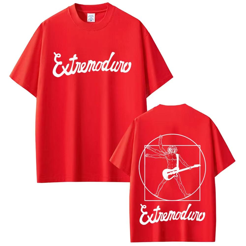 Rock Band Extremoduro Tour Album TShirts Hip Hop Oversized Clothing T Shirt Loose ONeck Cotton Short Sleeve Tshirts