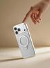 iPhone 17 Pro Магнитный прозрачный чехол 360° с вращением - Полное покрытие