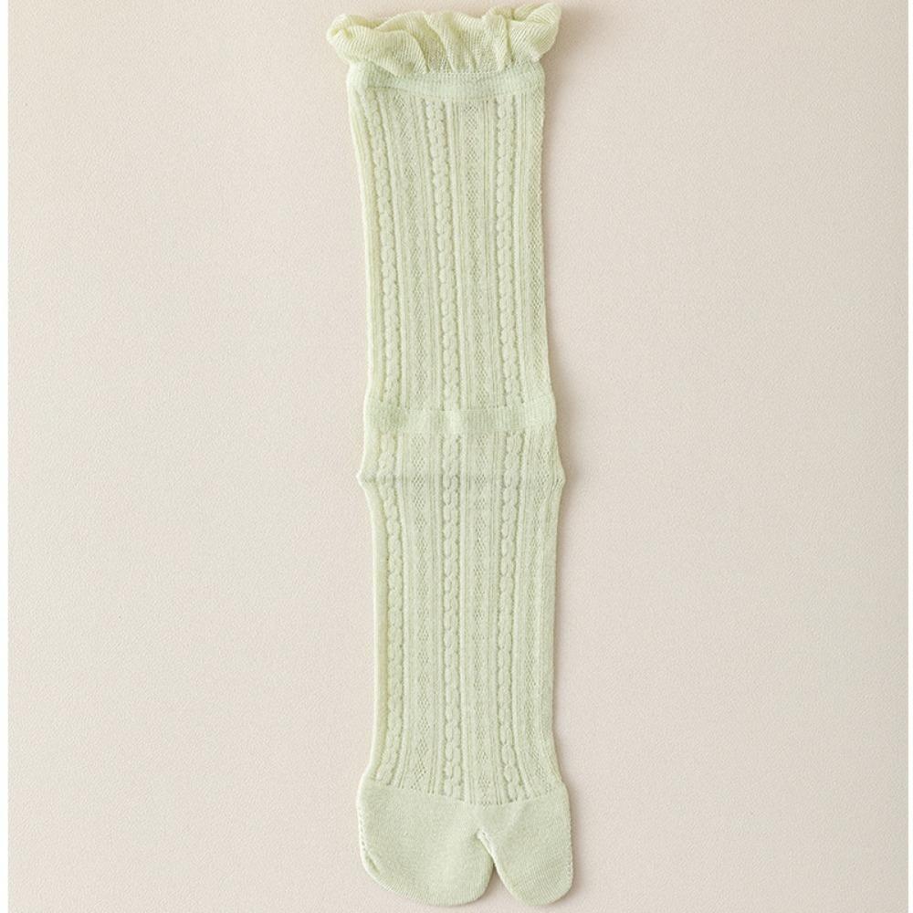 1Pair Thin Split Toe Socks Soft Breathable Mesh Socks Harajuku Style Japanese Tabi Sox Summer Woman