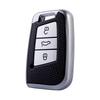 Женский кожаный чехол с узором для ключа автомобиля для 2023 Volkswagen Magotan, Passat, CC Weilan B8