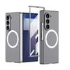 Роскошный магнитный беспроводной зарядный прочный ПК-чехол для Samsung Galaxy Z Fold 7 6 5 Полный комплект Экран передняя HD-пленка Ударопрочная крышка