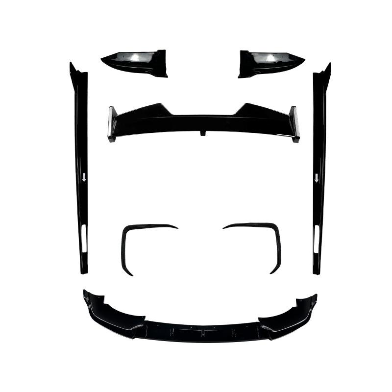 Комплект для внешней модификации BMW X6 G06 Sport 2019+: Передний сплиттер, Дефлектор, Заднее антикрыло, Пороги.