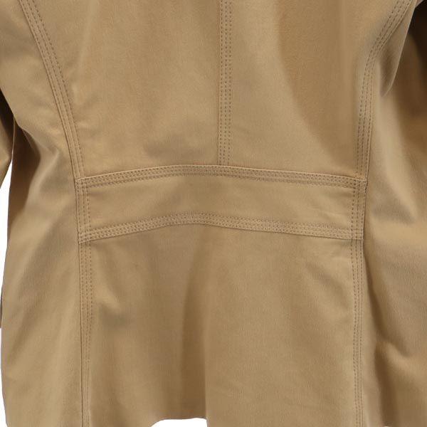 Burberry Sanyo Shokai Велюровый пиджак 38 Бежевый Женский Б/у