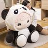 And Cute Cozy Long Plush Dolls With Rabbit Wolf Dinosaur And Panda Animal Designs