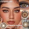 FUNSACHY 1 Pair AUDREY Colored Contact Lenses for Eyes Brown Color Lenses Natural Gray Contacts Koean Softlens Beautiful Pupils