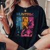 Футболка Kpop Demon Hunters Мерч Huntrix Футболка Kpop Идол Группа Футболка Одежда Графическая С коротким рукавом Мужская Женская Всесезонная