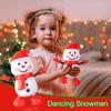 Электрические танцевальные интерактивные игрушки-снеговики со светодиодной музыкой, ходячие и поющие, милые куколки-сокровища для детей, детские подарки, рождественские игрушки