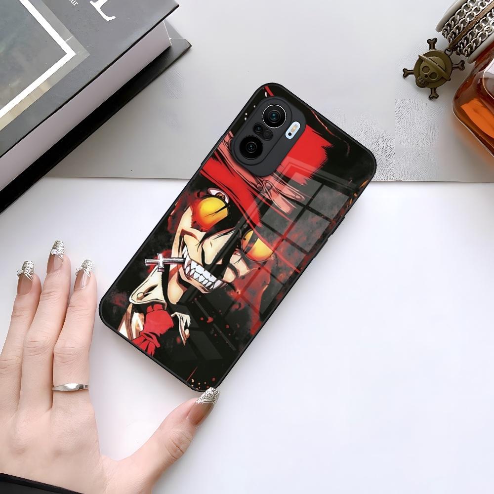 Чехол для телефона Alucard Hellsing Anime для Xiaomi 15 14 13 12 Mi 11 Pro ultra Lite стеклянная крышка