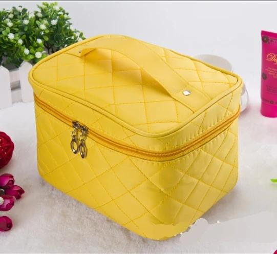 Cosmetic Box New  Quilted Professional Cosmetic Bag Women's Large Capacity Storage Handbag Travel Toiletry Makeup Bag sac
