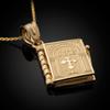 1PC Instagram Hip Hop Retro Personality Can Open Book Necklaces, Necklaces, Pendant Necklaces