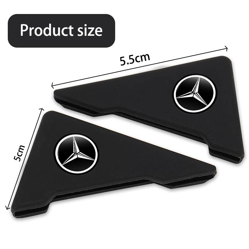 4Pcs Car Door Anti-Collision Stick Silicone Protection Covers For Mercedes Benz C180 C300 W124 W176 W177 C200 C260 GLC CLE CLA FE1