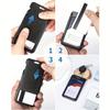 with Breakaway Lanyard Work Permit Card Set Neck Hanging Access Control Set  Office Use