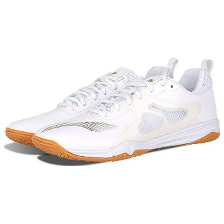 Li-Ning Дышащие износостойкие нескользящие низкие туфли для настольного тенниса унисекс Платина APTS011-3