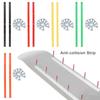 Reduce Friction Skateboard Rails Anti-collision Strip Edge Protect Strip with Mounting Screws