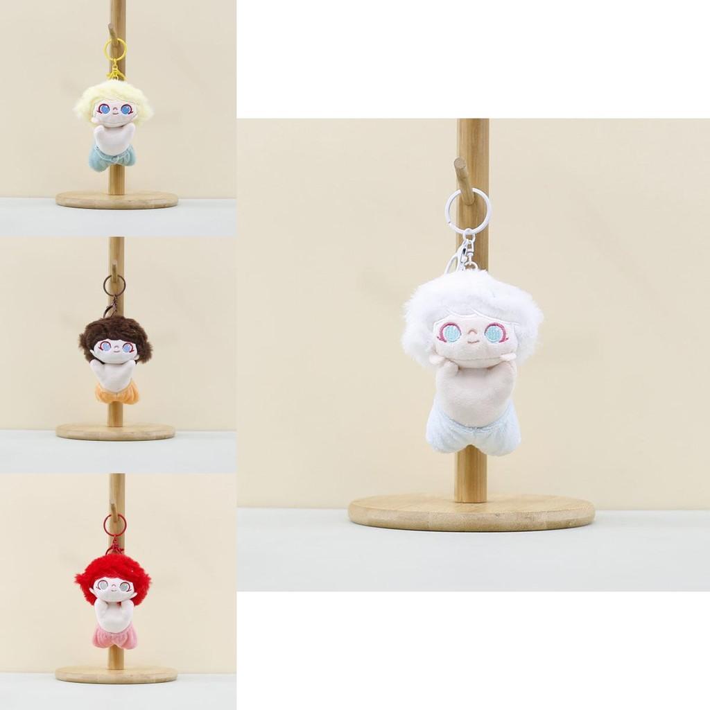 Soft And Cuddly Cotton Doll Plush Keychain Cute Handcrafted Toy Perfect For Girls
