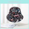 Кепка-панама с принтом граффити из ветроустойчивой ткани для всех сезонов