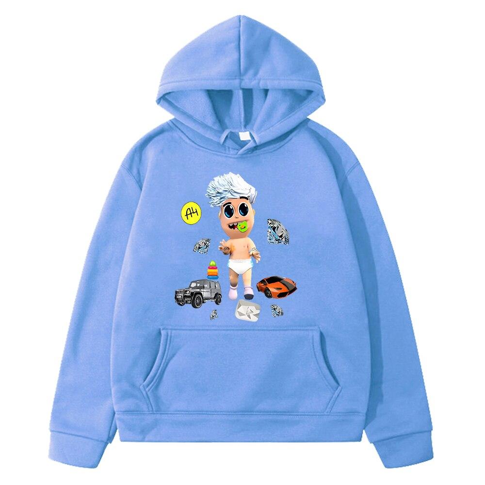 Толстовка Merch A4 с принтом ягненка в стиле аниме, осенний свитшот y2k sudadera, флисовый пуловер, повседневная куртка, толстовки с капюшоном Vlad A4, детская одежда для девочек