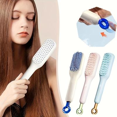 Легкая роскошная антистатическая выдвижная расческа Magic Comb для чистки волос без повреждения волос, расческа для укладки волос