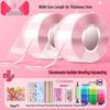 Nano Squishy Bubble Blowing Glue: Double-Sided Tape DIY Set.