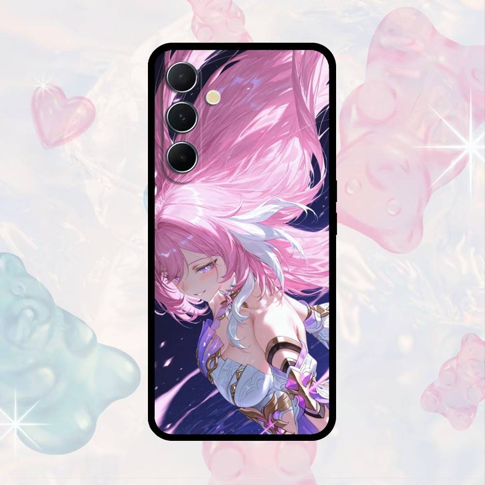 Милый Чехол Для Телефона Cyrene С Рисунком Девочки AAA Для Samsung S25, S24, S21, S22, S23, S30, Ultra, S20, Plus, Fe, Note, 10, 9, 5G Черный Чехол