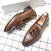 Men Formal Shoes Tassel Loafers Men Casual Shoes Business High-Quality Men Leather Wedding Shoes Zapatos Chaussure 2025