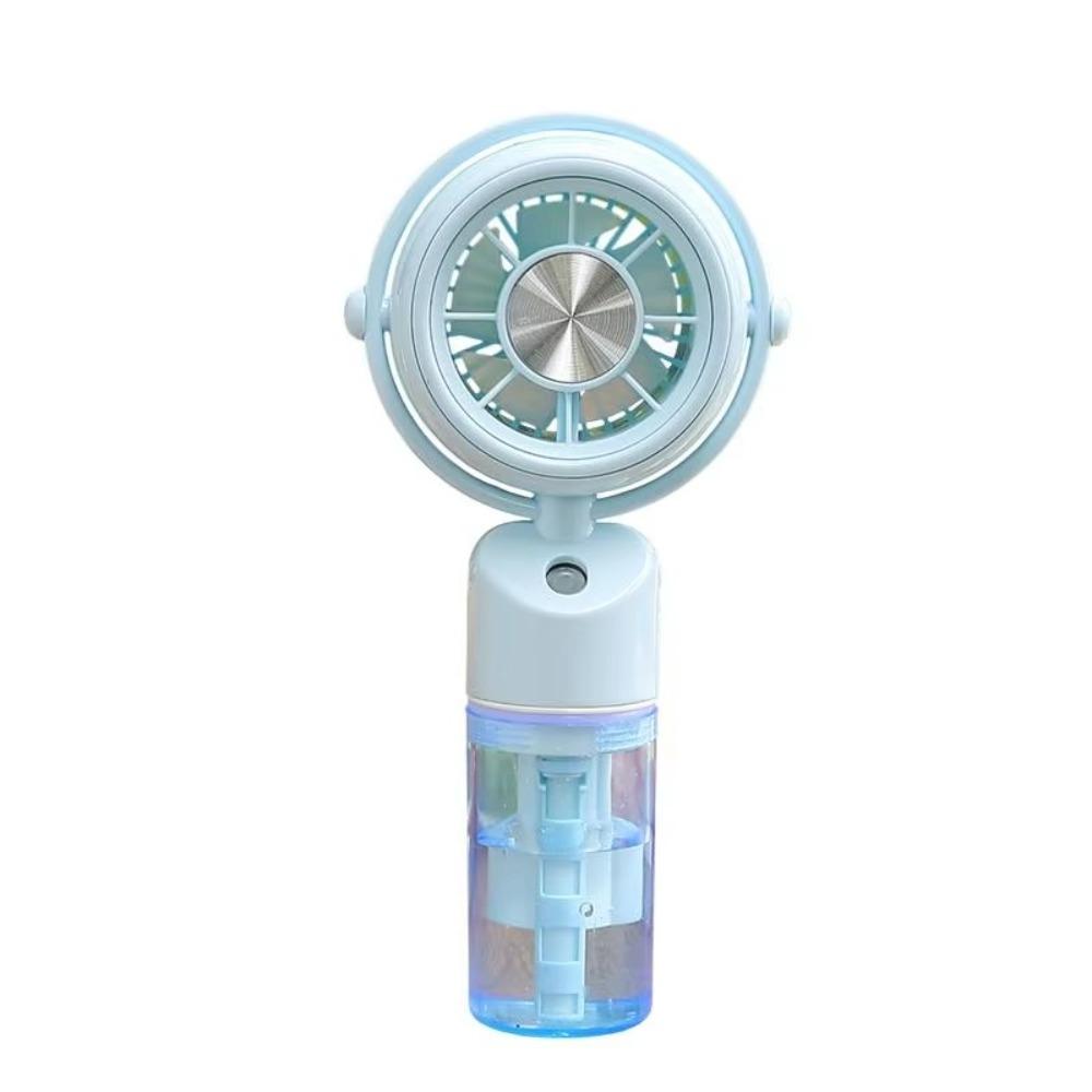 Hanging Neck Water Mist Fan Type-C Rechargeable Handheld Fan Portable Spray Fan  Summer